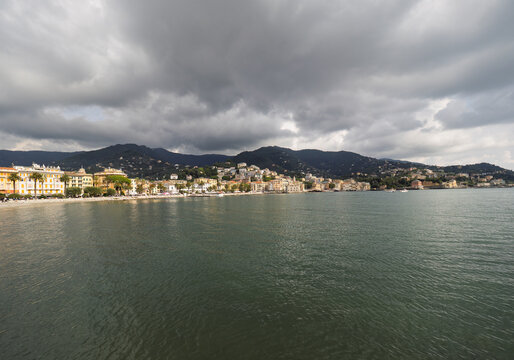 rapallo a very nice village in liguria , italy