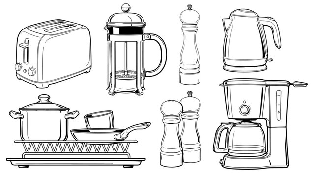 Various technical and mechanical drawing tools and components in a clean workspace