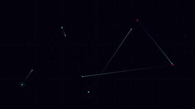Glowing digital node arrow line connection for data network technology system integration structure analysis communication algorithm cyberspace information optimization concept graphic grid background