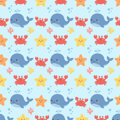 Naklejka premium Sweet and simple seamless pattern featuring tiny scattered red and pink hearts on a clean light background.