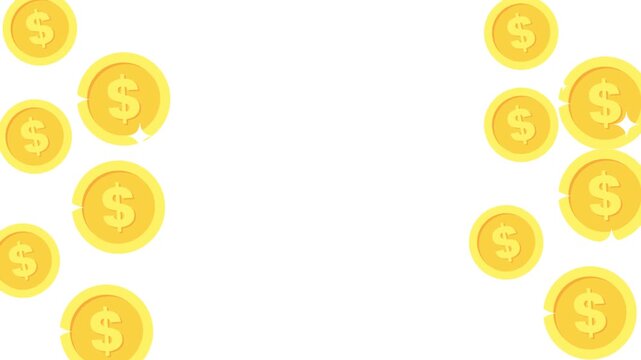 gold coins background