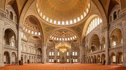 Obraz premium interior of the cathedral of santa maria del fiore florence
