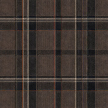 Premium Minimalist Oversized Heritage Checks & Structured Rectangular Grid Structure Seamless Plaid Pattern for Menswear and Professional Apparel Desi
