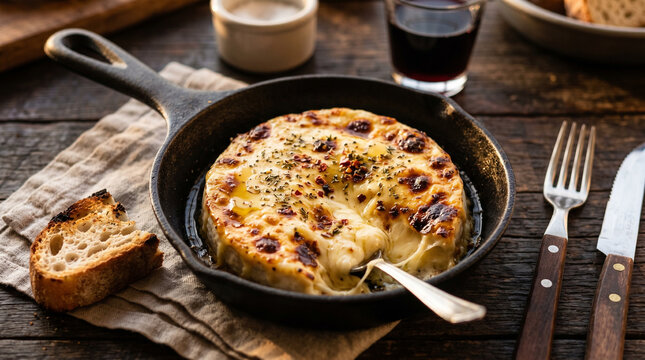 Provoleta, cheese dish