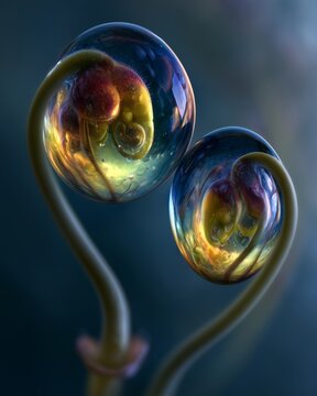 Water Droplets Background Design Concept