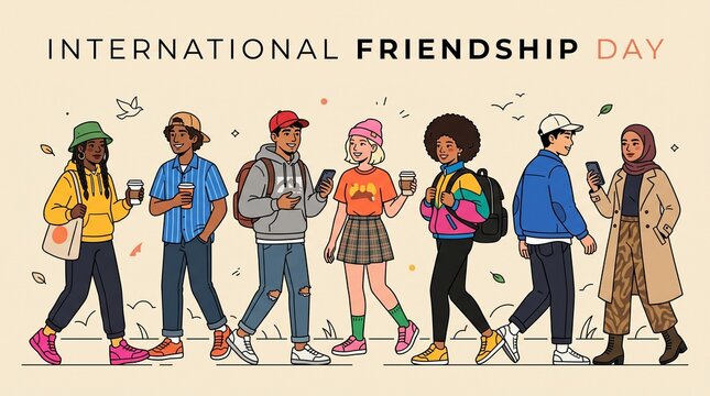 Happy international friendship day