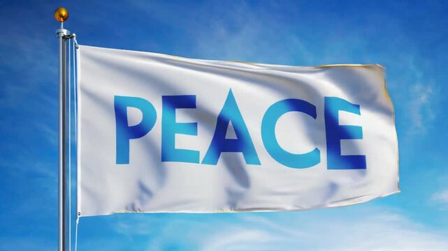 White flag of peace.