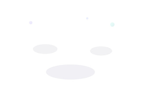 Blurred Oval Shapes Forming Cute Face Expression
