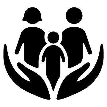 family, harmonious, family icon, family logo