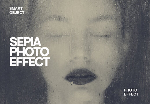 Vintage Sepia Film Photo Effect