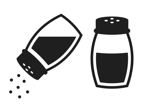 Salt cellar vector icon