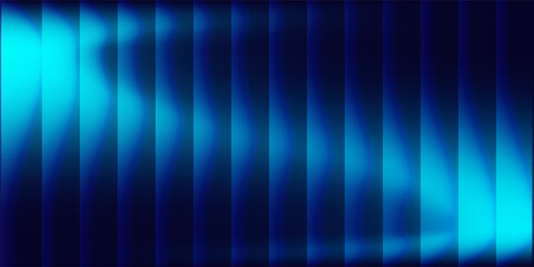 Obraz premium PrintDark Blue Futuristic Technology Background with Glowing Digital Waves