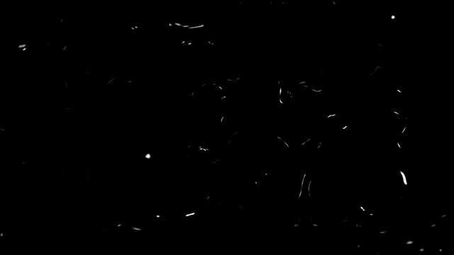 Old Retro VHS Static Noise Background Loop with Old Damaged Tape Artifacts. 4K Video
