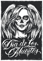 Obraz premium Art for Dia de los Muertos