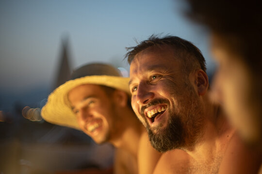 Joyful Sunset Moments
