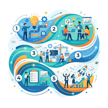 Business Growth Strategy: Idea to Launch Cycle - Stages 1-5