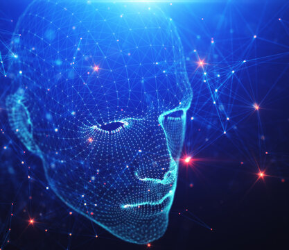 Future computer technology concept