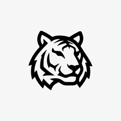 tiger head vector © Fulmati