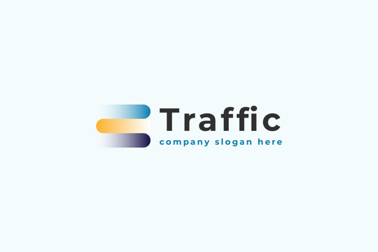 Traffic Logo design vector inspiration.