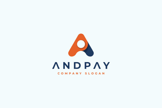 Initial Letter PA AP logo design vector inspiration.