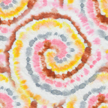Tie Dye Boho Vector. Tie Dye Curve Circle. Green Swirl Background. Spiral Brown Circle. Blue Dyed Print. Blue Spiral Texture. Seamless Grey Fabric. Circle Tie Dye Batik. Spiral Red Brush Pattern