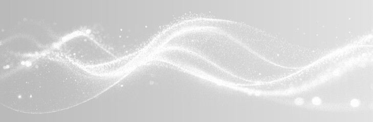 White sparkle glowing light streak swirl magic particle trail effect transparent png background overlay design glow motion dust wave energy abstract bright flowing © Diana