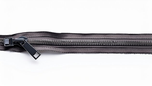 a zipper isolated on white background