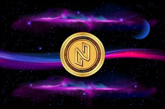 images of the nuls logo on a digital background. 3d illustrations.