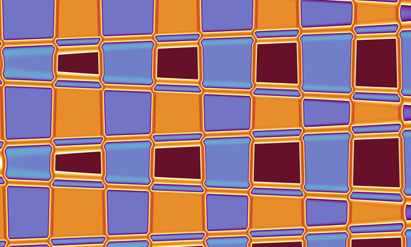 Vibrant abstract checkered pattern with warm and cool color variations creating a dynamic visual flow.