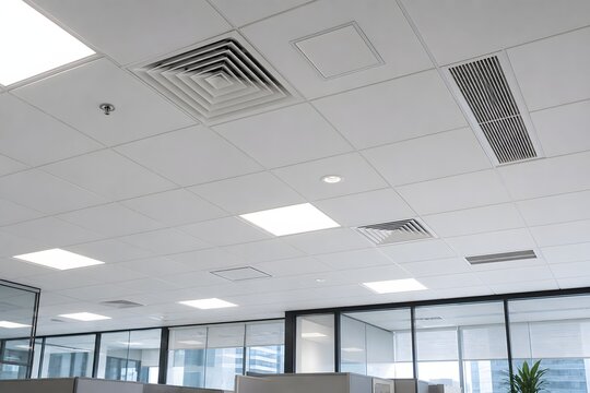 Office Ceiling Air Conditioning with Fan Coil Unit System
