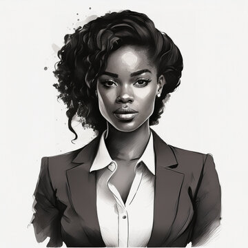Black woman professional portrait with confident expression