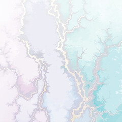 Obraz premium Abstract fractal lightning pattern in soft pastel blue and purple tones