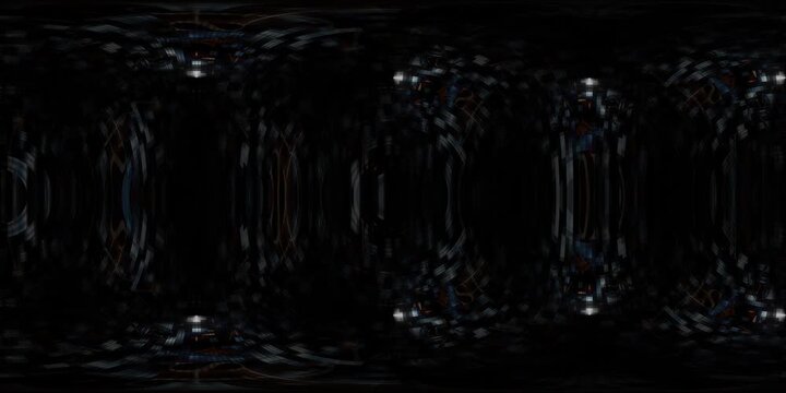 Digital Vortex in Infinite Darkness 360VR Loop