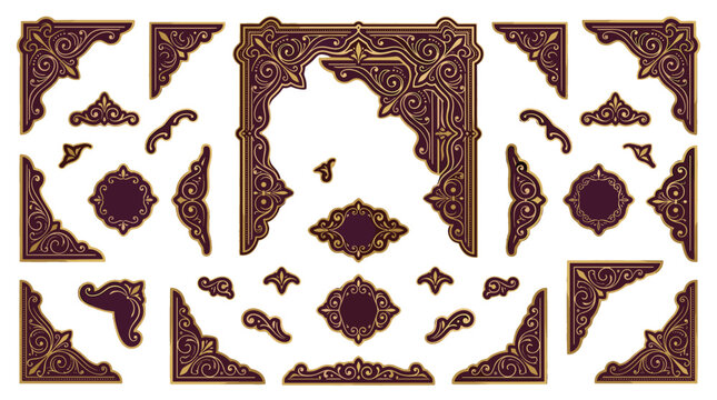 Intricate traditional moroccan tile pattern with geometric and floral motifs on a rectangular surface
