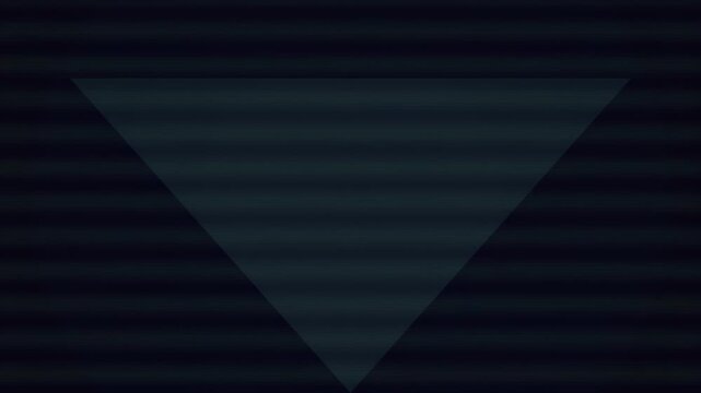 Minimalist dark triangle motion background, with subtle horizontal, scan lines and, soft pulsing glow effect