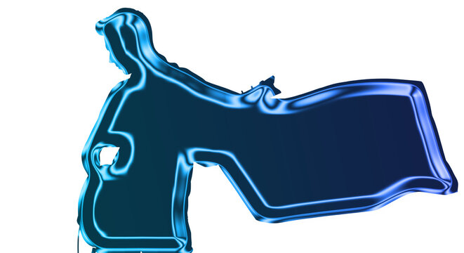 Detailed illustration of a gun with transparent background on white