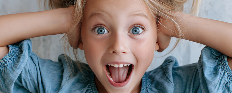 happy girl, AI generated