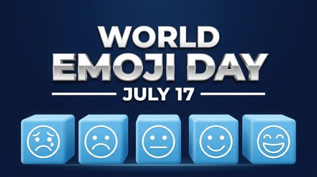 World emoji day with mood scale