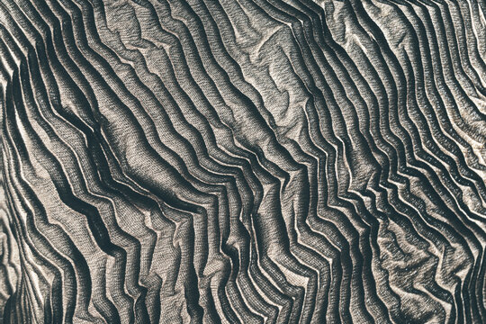 Grunge background with ripples stripe, textile close up