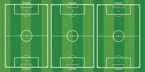 Soccer Field Pattern Seamless Sports Background © Habibur