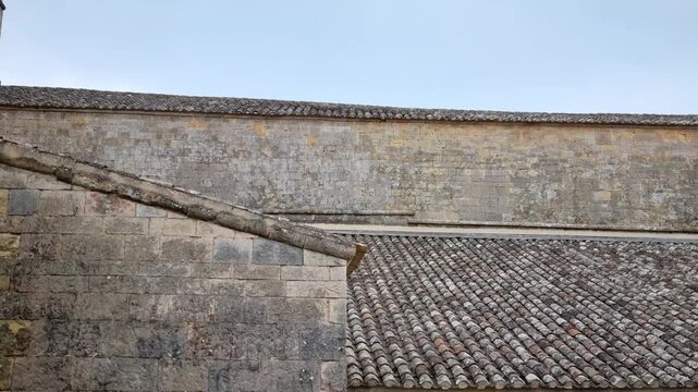 External view of the Thoronet Abbey, France