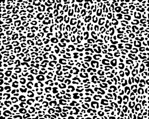 Print of skin of leopard, seamless pattern © SilhouetteDesigner