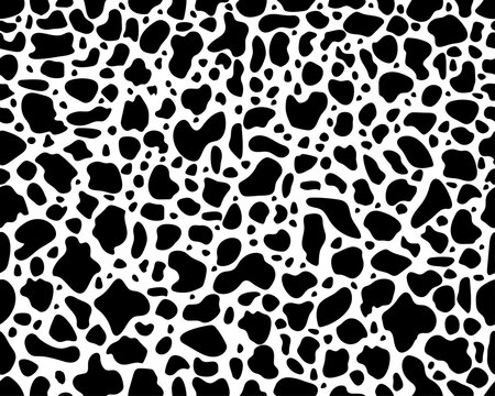 Print with spot cow skin, Seamless pattern