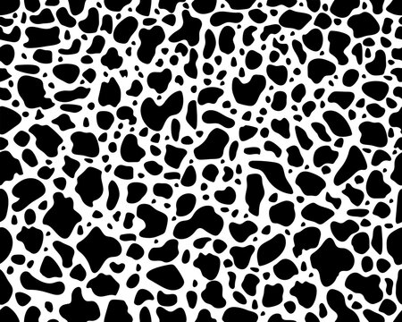 Print with spot cow skin, Seamless pattern
