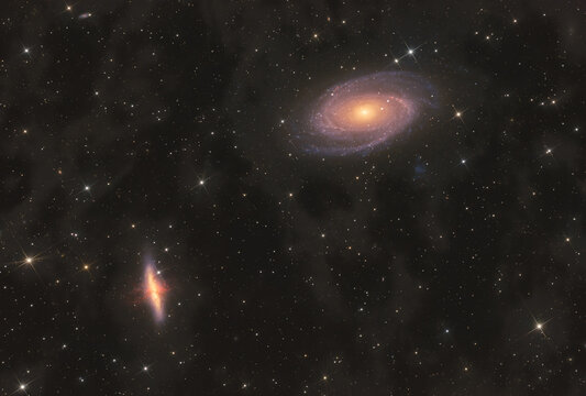 Bode Galaxy (M81) + Cigar Galaxy (M82)
