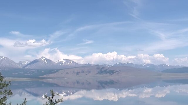 Witness the sublime natural beauty of Mountain Lake Khuvsgul in Mongolia.