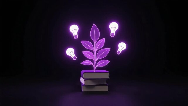 Happy delivery man holding brown gift boxes with a floating red heart icon in this vibrant digital animation video clip