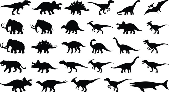 Black and white of diverse animals in a repeating pattern seamless pattern zebra
