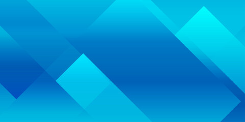 Obraz premium Abstract blue geometric background with overlapping transparent square and diamond shapes for modern corporate design. A dynamic composition of overlapping geometric shapes, squares