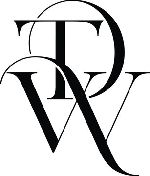 Letter DTW fashion logo